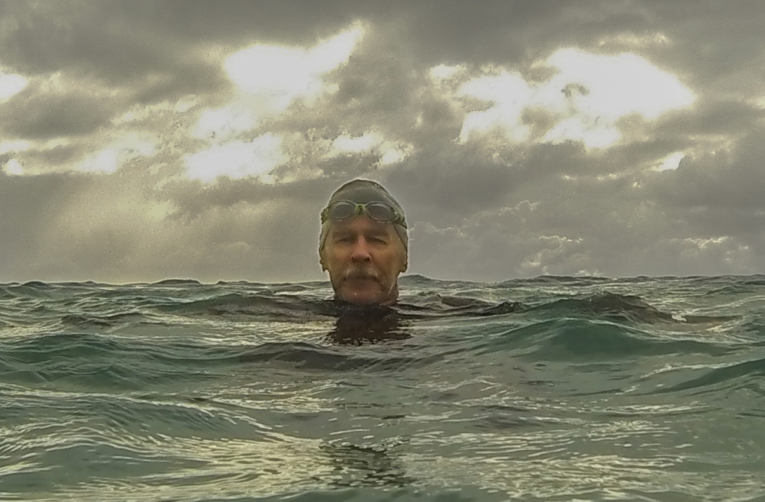 Apollo Bay ocean swimmer offshore